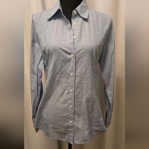 J. Crew Chambray Blue Slim Fit Dress Shirt M